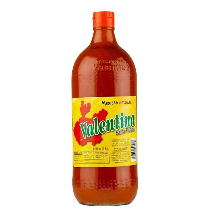 Valentina Sauce Picante Red Hot 34 Oz - Pack Of 12