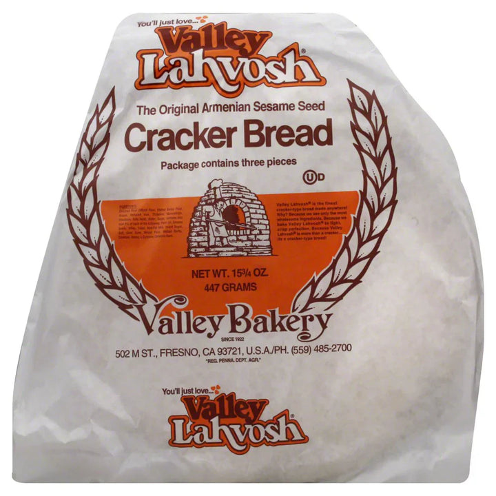 Valley Lahvosh Cracker Rnd 15in Orgnl 15.75 Oz - Pack Of 7