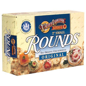 Valley Lahvosh Cracker Round 2in Original 4.5 Oz - Pack Of 12