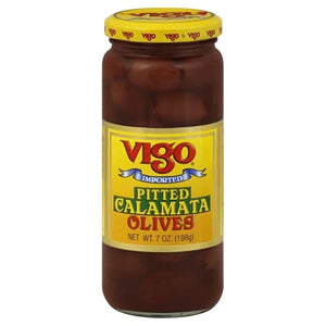 Vigo Olive Calamata Pitted 7 Oz - (Pack of 6)