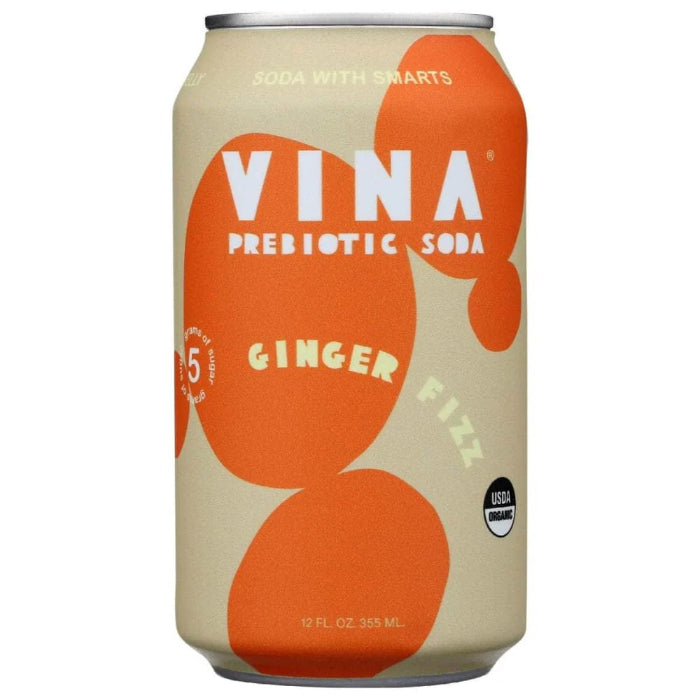 Vina - Prebiotic Soda, 12oz | Multiple Flavors | Pack of 12