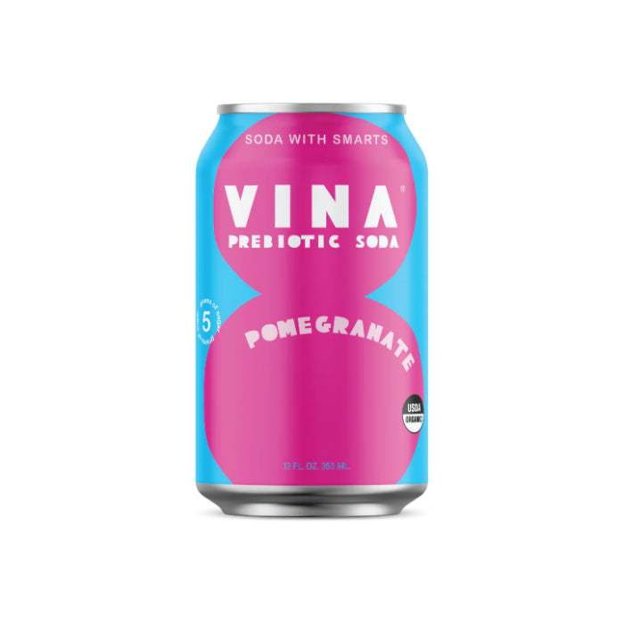 Vina - Prebiotic Soda, 12oz | Multiple Flavors | Pack of 12