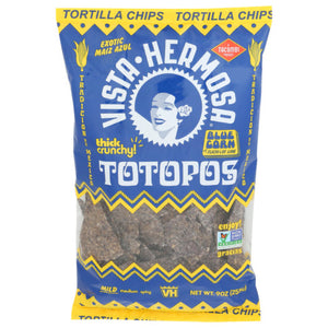 Vista Hermosa Chips Tortilla Blue 9 Oz - Pack Of 9