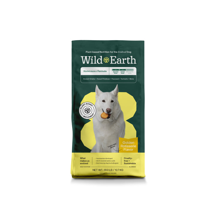 Wild Earth - Maintenance Formula Dog Food Golden Rotisserie | Multiple Sizes