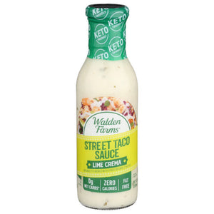 Walden Farms Sauce Strt Taco Lime Crem 12 Fo - Pack Of 6