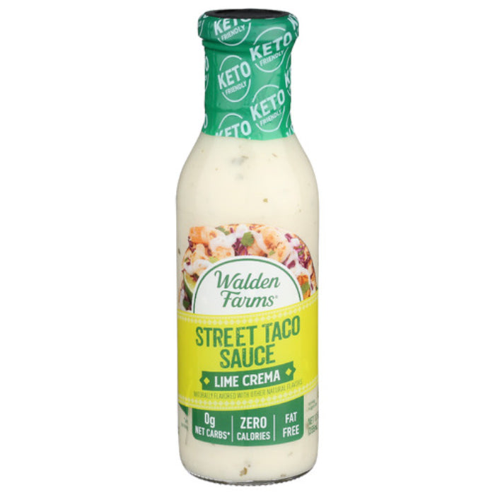 Walden Farms Sauce Strt Taco Lime Crem 12 Fo - Pack Of 6