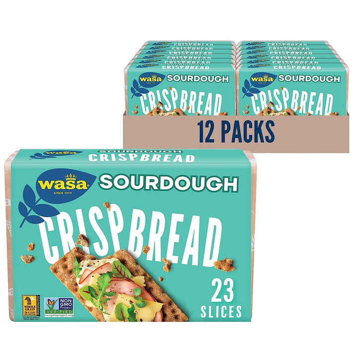 Wasa Crispbread Rye Soudough 9.7 Oz - Pack Of 12