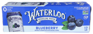 Waterloo Sparkling Water Water Sprk Blkbry  1 144 Fo - Pack Of 2