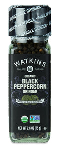 Watkins Peppercorn Black Grinder Org 2.6 Oz - Pack Of 3