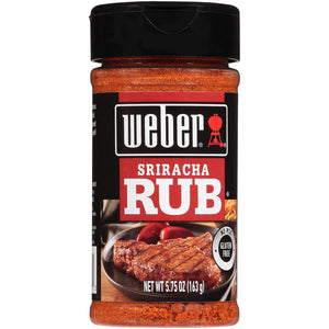 Weber Spice Rub Siracha 5.75 Oz - Pack Of 6