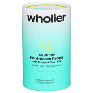 Wholier - Plant-Based Multivitamin, 60ct