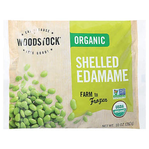 Woodstock Frozen Edamame Shelled Org 10 Oz - Pack Of 12