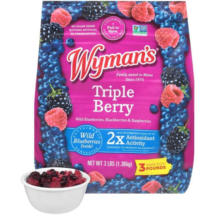 Wymans - Berry Triple Blend, 3lb | Pack of 6