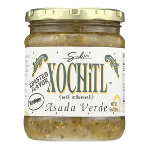 Xochitl Salsa Asada Verde Med 15 Oz - (Pack of 6)