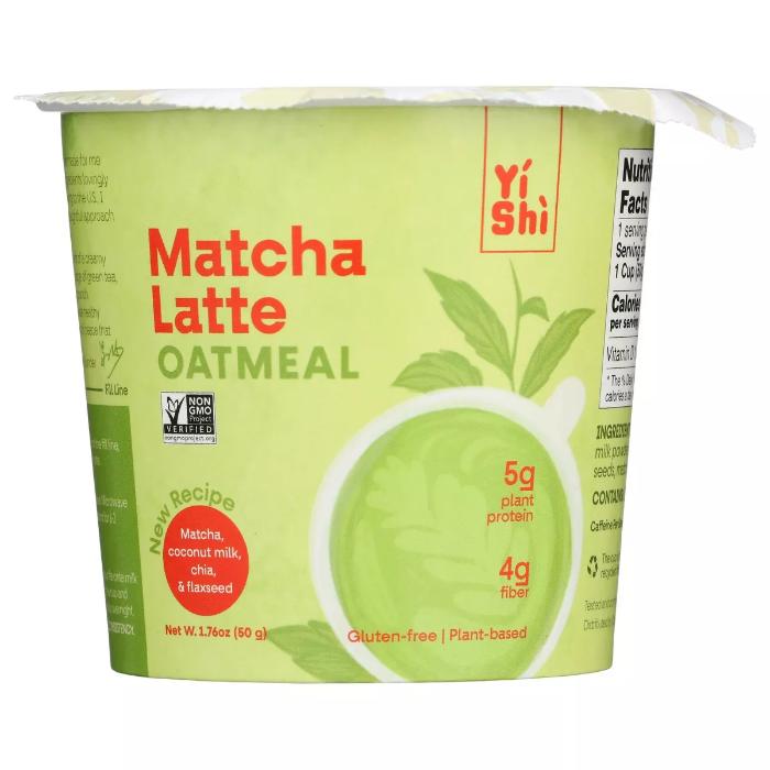 Yishi - Bubble Tea Oatmeal Matcha Latte, 1.76oz