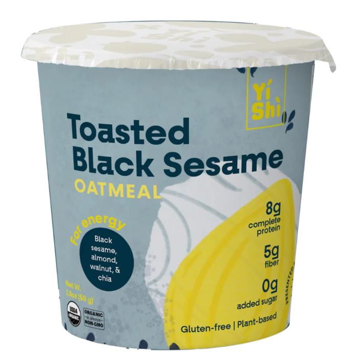 Yishi - Bubble Tea Oatmeal Toasted Black Sesame, 1.76oz