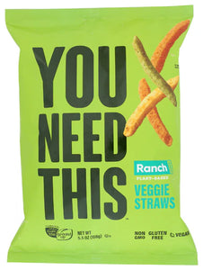 You Need This - Veggie Straws, 5oz | Multiple Flavors