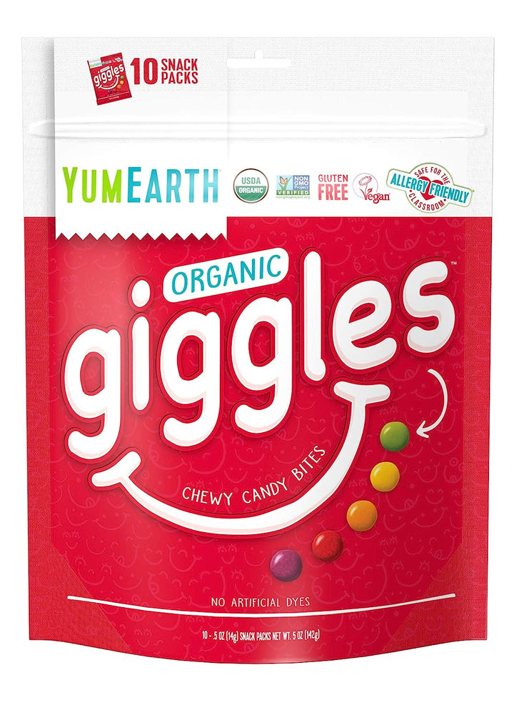 Yumearth Candy Giggles 5 Oz - Pack Of 12