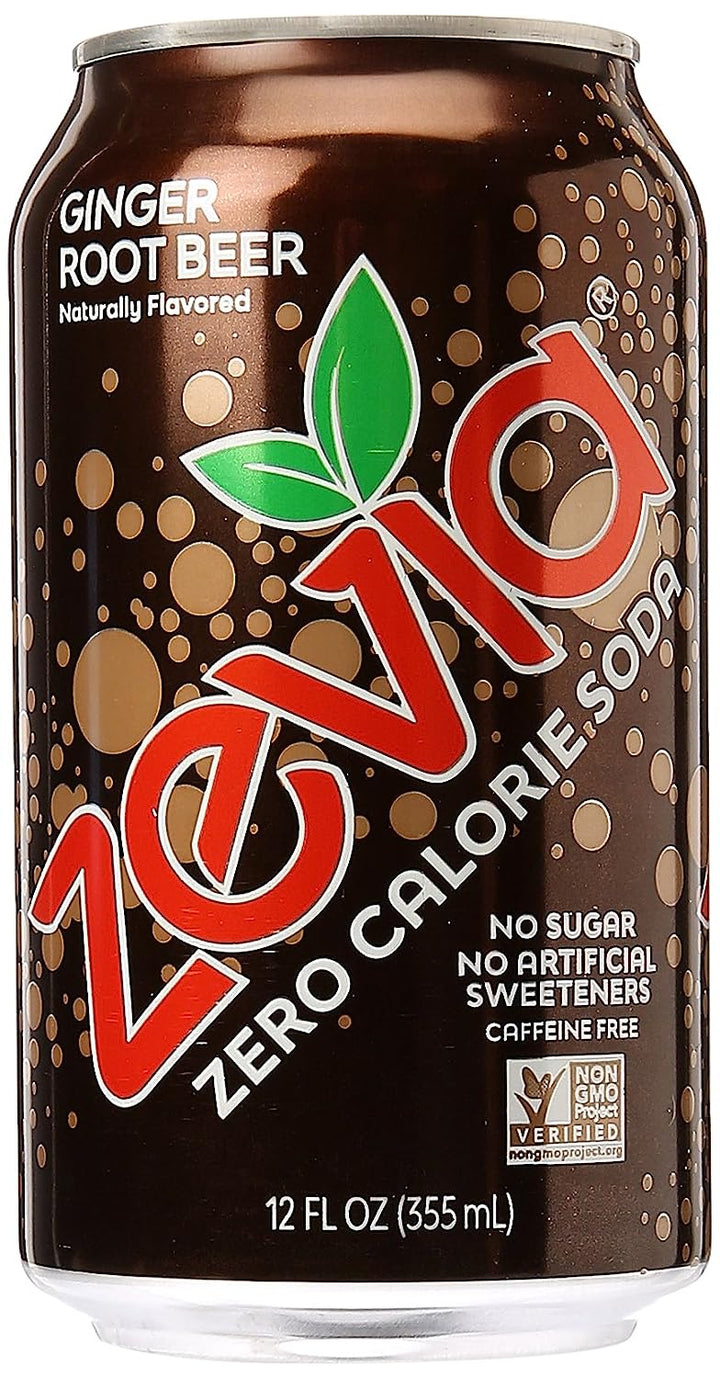 Zevia Soda Ginger Root Beer 10pk 120 Oz - Pack Of 2