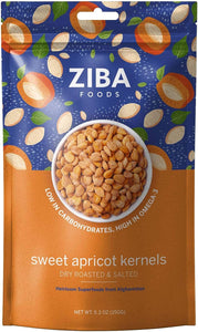 Ziba Foods Kernel Apricot Roasted Salted 5.3 Oz - Pack Of 6