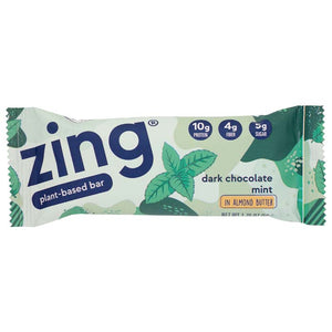 Zing Bars - Protein Bar Dark Chocolate Mint, 1.76oz | Pack of 12