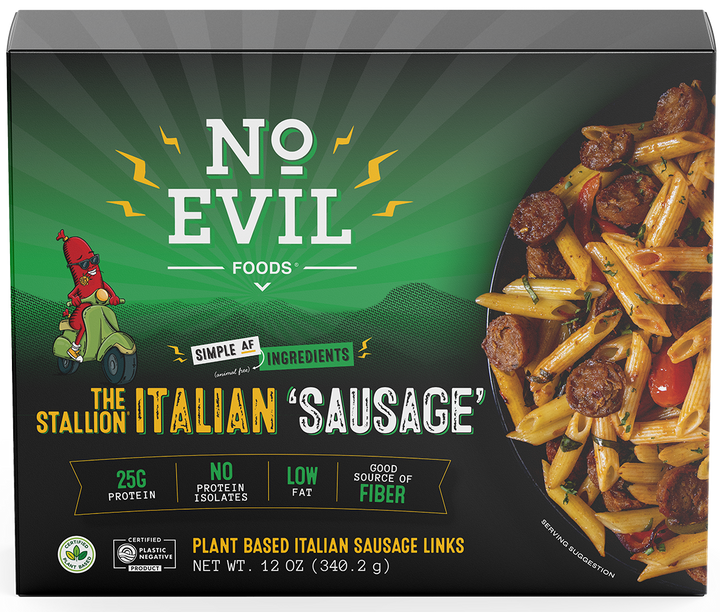 No Evil Foods - The Stallion: Italian Sausage, 12oz