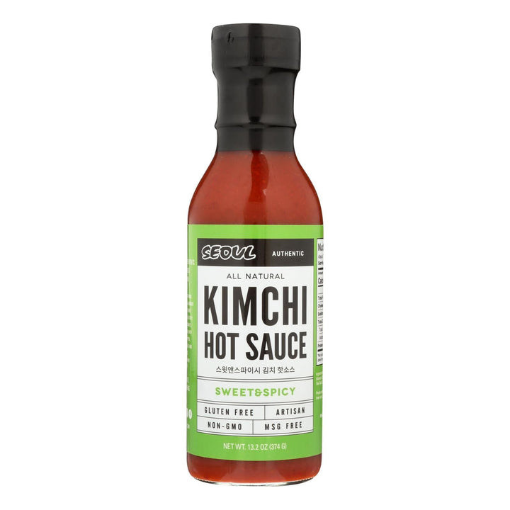 Lucky Foods - Seoul Sweet & Spicy Kimchi Hot Sauce, 13.2oz | Pack of 6 - PlantX US