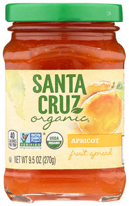 Santa Cruz Organic Fruit Spreads - Apricot , 9.5 Oz
 | Pack of 6