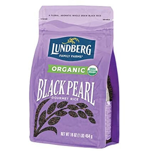 Lundberg Family Farms - Organic Black Pearl Rice, 1lb | Pack of 6