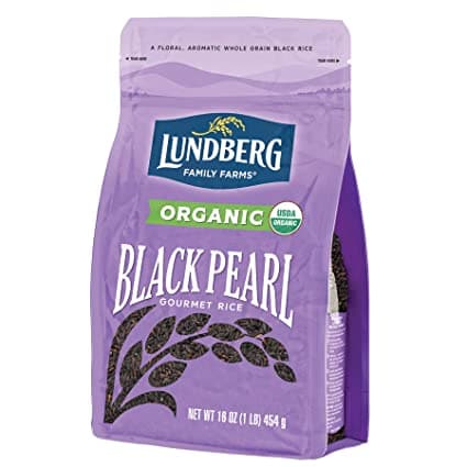 Lundberg Family Farms - Organic Black Pearl Rice, 1lb
 | Pack of 6 - PlantX US