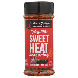 SAUCE GODDESS: Spice Sweet Heat BBQ Shaker, 5.2 oz
 | Pack of 6