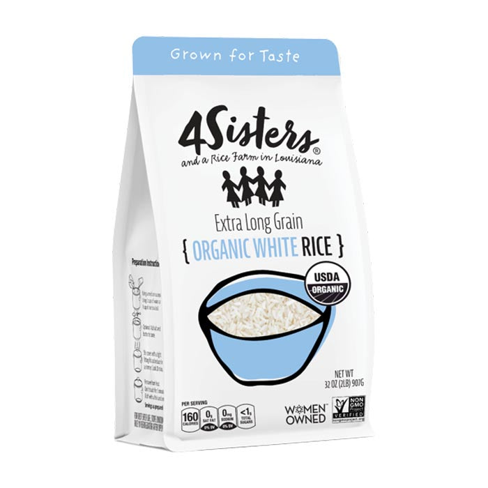 4 Sisters - Organic Long Grain White Rice, 2lb