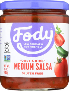 Fody Food Co - Salsa Medium, 16oz | Pack of 6