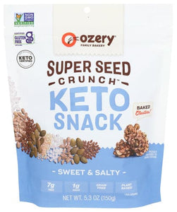 Ozery Bakery - Super Seed Crunch Sweet & Salty Snack Mix, 5.3 Ounce | Pack of 6