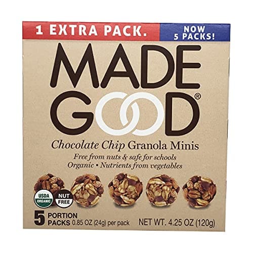Made Good - Organic Granola Minis Chocolate Chip, 4.25 oz
 | Pack of 6 - PlantX US