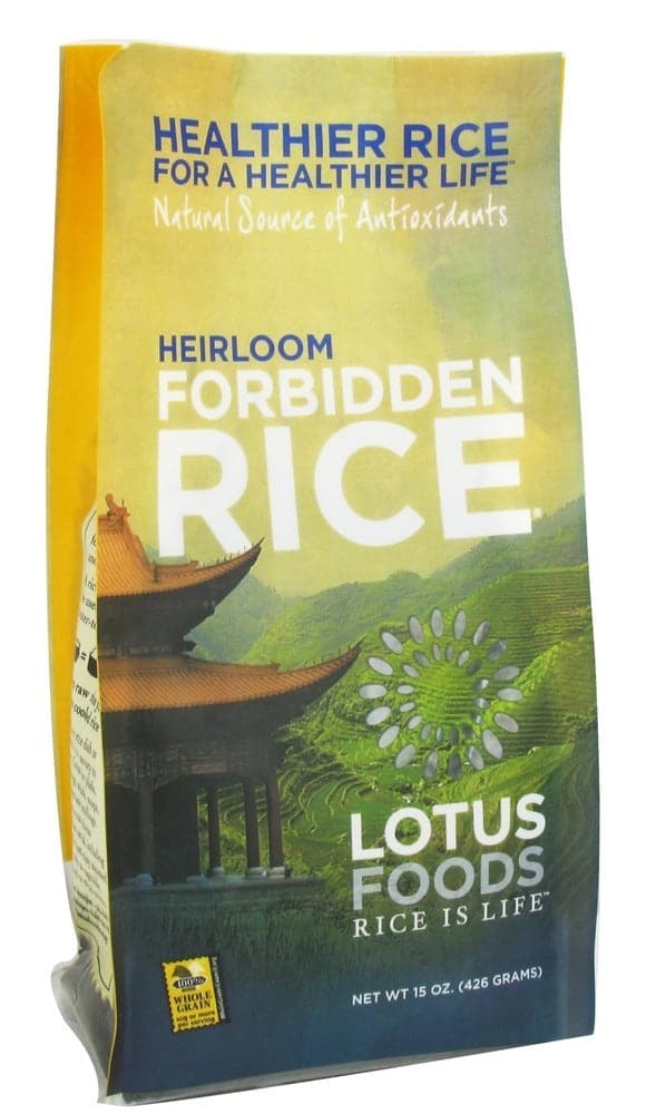 Lotus Foods Rice Forbidden Heirloom 15 Oz
 | Pack of 6 - PlantX US