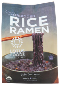 Lotus Foods Organic Rice Ramen Noodles Forbidden 4Pk, 10 Oz
 | Pack of 6