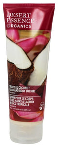 Desert Essence Organics Tropical Coconut Lotion, 9 oz | Pack of 3