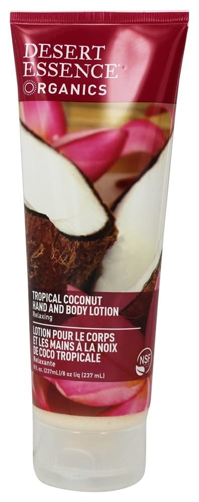 Desert Essence Organics Tropical Coconut Lotion, 9 oz | Pack of 3 - PlantX US