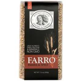 Cucina & Amore Beans Farro, 17.6 Oz | Pack of 8
