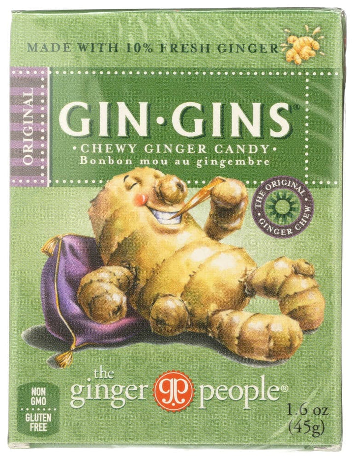 Ginger People-Gin-Gins Chewy Original Travel Pack, 1.6 oz
 | Pack of 24 - PlantX US
