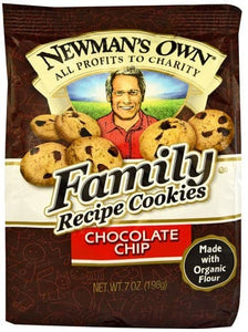 Newman's Own Organics Chocolate Chip Family Recipe Cookies, 7 oz
 | Pack of 6