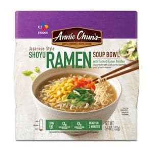 Annie Chun's Japanese-Style Shoyu Ramen Soup Bowl, 5.4 Oz | Pack of 6