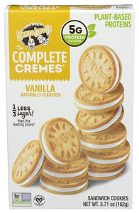 Lenny & Larry's: Vanilla Complete Cremes Cookies, 5.71 Oz | Pack of 9