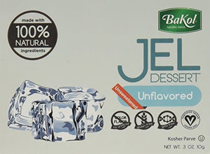Bakol Natural Jel Dessert Unflavored, 3 oz
 | Pack of 12