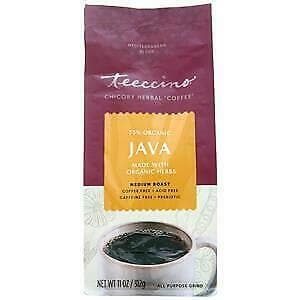 Teeccino Chicory Herbal Coffee Java - Medium Roast 11 oz
 | Pack of 6