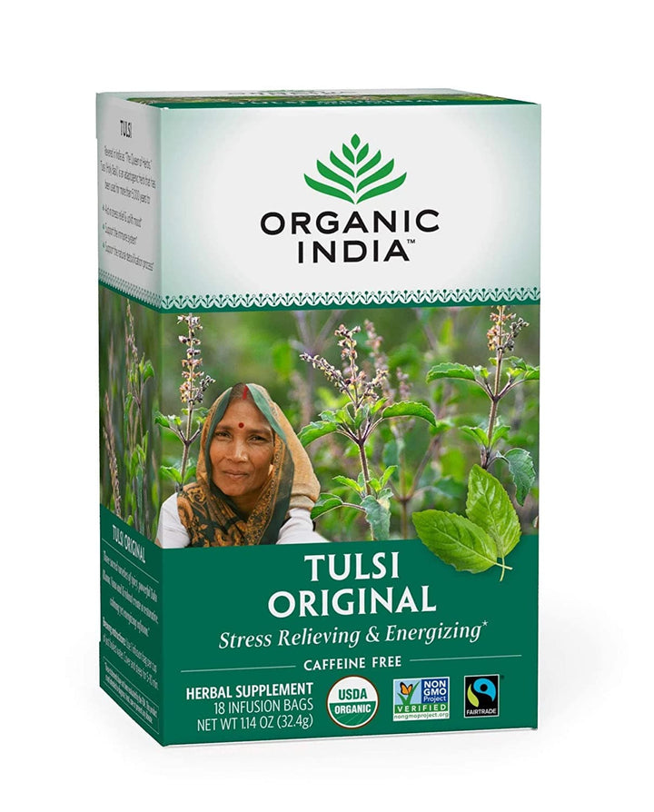 Organic India Tulsi Tea Original - 18 Tea Bags
 | Pack of 6 - PlantX US