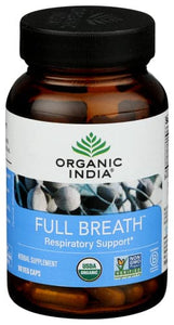 Organic India - Full Breath Respiratory Support - 90 Veg Capsules