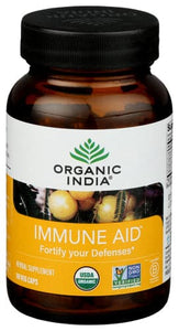 Organic India - Immune Aid, Fortify Your Defenses - 90 Veg Capsules