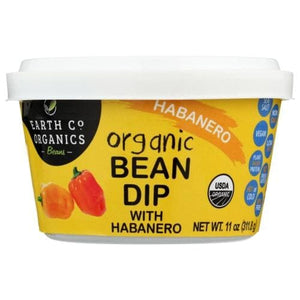 Earth Co. Organic - Bean Dip Habanero, 11 Oz | Pack of 6